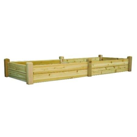 Lawnitator Unfinished 34 x 95 x 13 in. Raised Garden Bed LA2584232